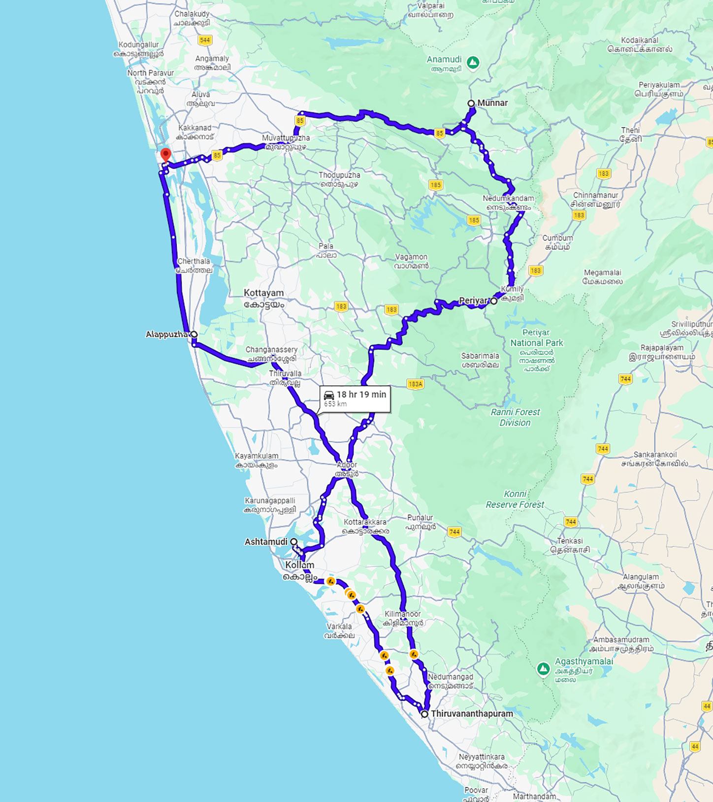 Kerala Map